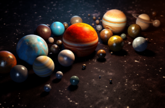 Breathtaking view our solar system, layout of the solar system