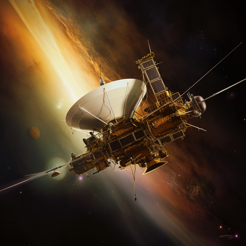 Images or illustrations of the Voyager Cassini