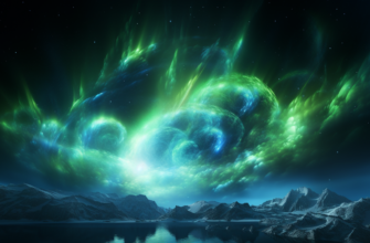 A stunning visual representation of the science behind Northern Lights - Aurora Borealis