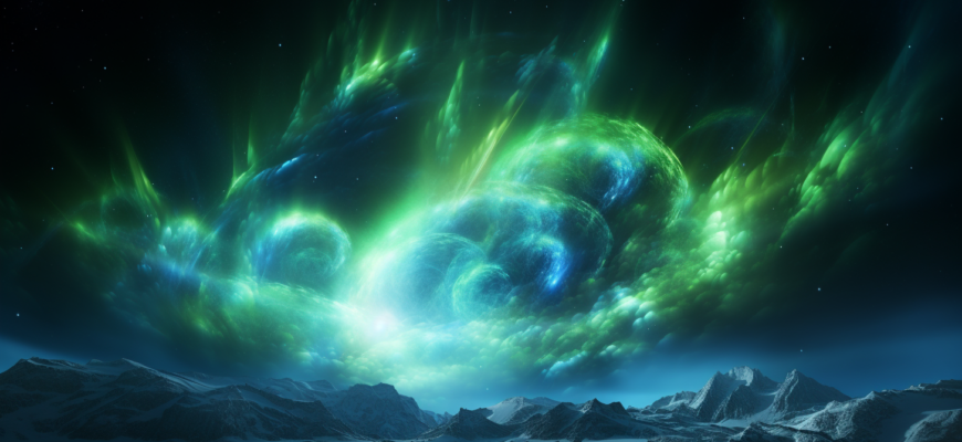 A stunning visual representation of the science behind Northern Lights - Aurora Borealis