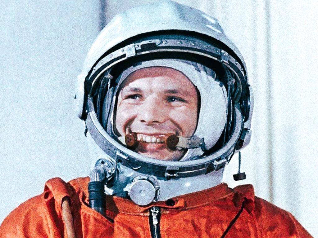 gagarin in soviet space suit