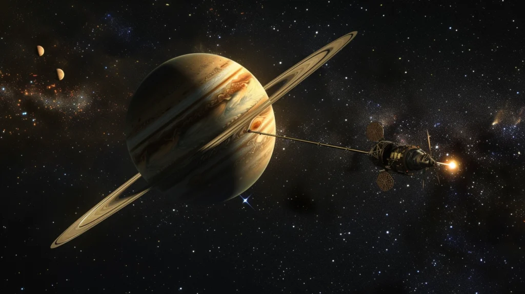 interplanetary trajectory of the galileo spacecraft to jupiter