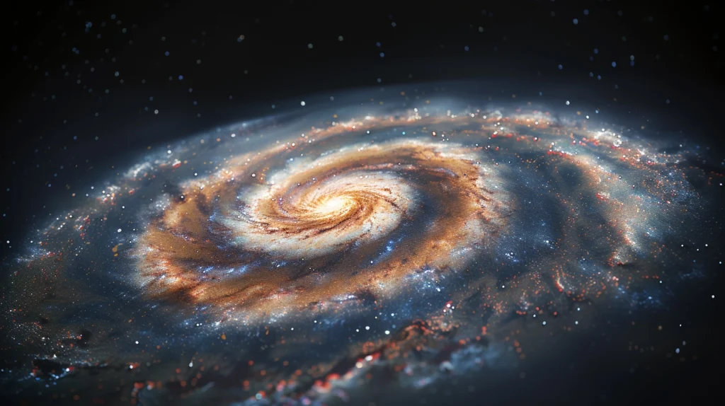 milky way galaxy with sagittarius a in center