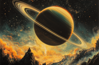 Saturn, hubble picture, realistic, science fiction journal